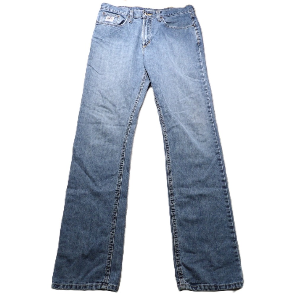 Cinch Jeans Men 33x36 Blue Denim Western Cowboy Rodeo Straight Legs Cotton Pants